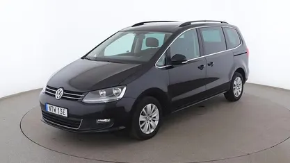 Svart Begagnad 2017 VW Sharan Comfortline Minibuss | 207 000 kr (Superpris)