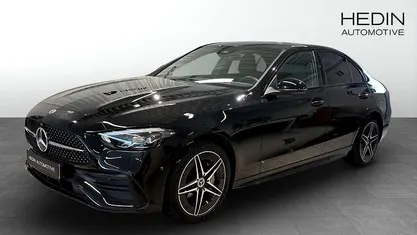 Begagnad Mercedes C300e AMG line 2023 Svart Sedan