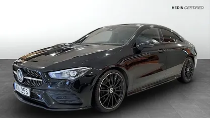 Begagnad Mercedes CLA200 AMG line 163 HK (119 kW) 2019 Svart Sedan