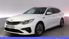 Vit Begagnad 2019 Kia Optima Hybrid 2 Sedan | 246 900 kr (Marknadspris)
