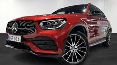 Röd (red) Begagnad 2022 Mercedes GLC300e AMG Kombi | 479 000 kr (Marknadspris)