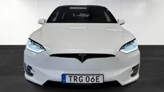 Vit (white) Begagnad 2020 Tesla Model X SUV | 539 900 kr (Marknadspris)