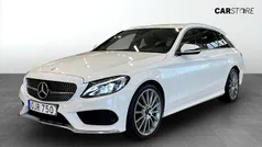 Vit Begagnad 2017 Mercedes C220 Kombi | 259 900 kr (Marknadspris)