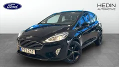 Svart (black) Begagnad 2018 Ford Fiesta Titanium Halvkombi | 115 000 kr (Marknadspris)