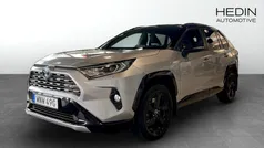Grå (grey) Begagnad 2019 Toyota RAV4 Hybrid SUV | 298 900 kr (Marknadspris)