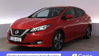 Röd Begagnad 2021 Nissan Leaf 360º Halvkombi | 208 990 kr (Marknadspris)