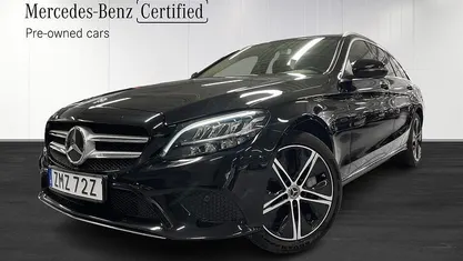 Begagnad Mercedes C300e 320 HK (235 kW) 2020 Svart (black) Kombi