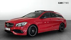 Röd Begagnad 2019 Mercedes CLA180 Shooting Brake AMG Kombi | 249 900 kr (Marknadspris)