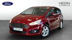 Röd (red) Begagnad 2016 Ford S-MAX S Minibuss | 179 900 kr