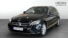 Svart (black) Begagnad 2018 Mercedes C220 Avantgarde Kombi | 259 900 kr (Marknadspris)