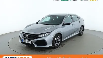 Silver Begagnad 2017 Honda Civic Halvkombi | 138 000 kr (Marknadspris)