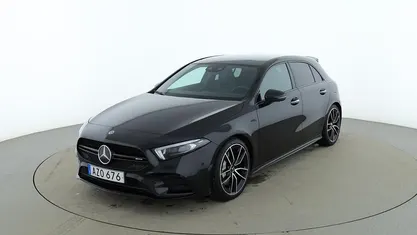 Svart Begagnad 2022 Mercedes A35 AMG AMG Sedan | 441 000 kr (Marknadspris)