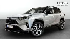 Grå (silver) Begagnad 2021 Toyota RAV4 Hybrid Premium SUV | 379 900 kr (Bra pris)
