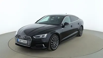 Svart Begagnad 2019 Audi A5 Sportback Sport Halvkombi | 282 000 kr (Marknadspris)