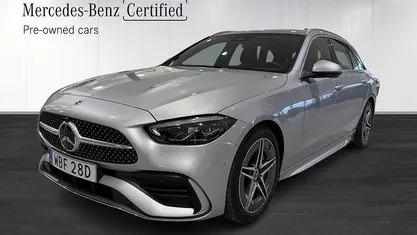 Begagnad Mercedes C200 AMG 204 HK (150 kW) 2024 Svart Kombi