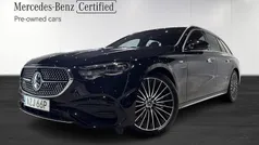 Svart (black) Begagnad 2025 Mercedes E300 Advanced Kombi | 759 900 kr (Lite dyr)