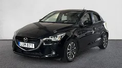 Svart Begagnad 2015 Mazda 2 Optimum Halvkombi | 134 900 kr
