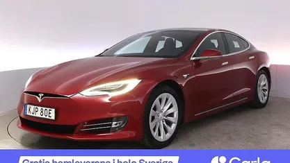 Röd Begagnad 2019 Tesla Model S Standard Range Halvkombi | 279 990 kr (Bra pris)