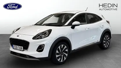 Vit (white) Begagnad 2022 Ford Puma ST-Line SUV | 209 000 kr (Marknadspris)