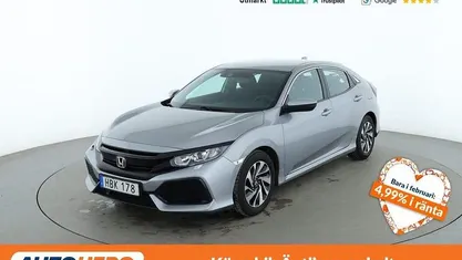 Silver Begagnad 2017 Honda Civic Halvkombi | 135 000 kr (Marknadspris)