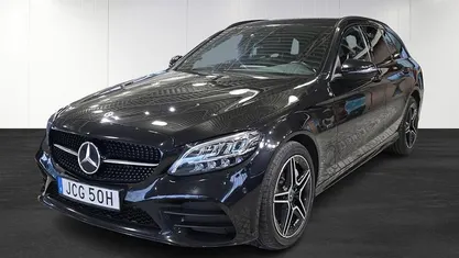Svart Begagnad 2021 Mercedes C300e Edition Kombi | 299 900 kr (Marknadspris)