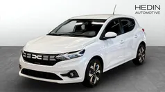 Vit (white) Ny 2025 Dacia Sandero Expression Halvkombi | 219 900 kr (Bra pris)