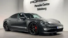 Mörkgrå (grey) Begagnad 2023 Porsche Taycan GTS Sedan | 1 059 000 kr (Marknadspris)