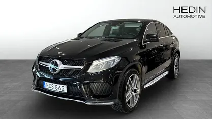 Begagnad Mercedes GLE350 258 HK (189 kW) 2017 Svart Sportkupé