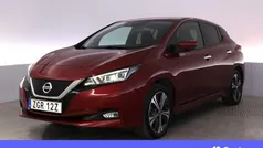 Röd Begagnad 2021 Nissan Leaf 360º Halvkombi | 198 900 kr (Bra pris)