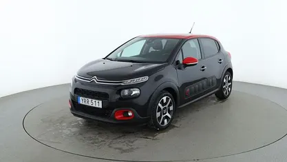 Svart Begagnad 2018 Citroën C3 PureTech Sedan | 85 000 kr (Marknadspris)
