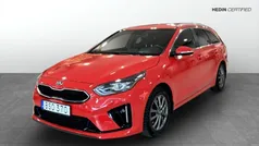 Röd (red) Begagnad 2019 Kia Ceed Sportswagon GT-Line Kombi | 209 900 kr (Marknadspris)