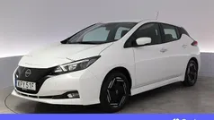 Vit Begagnad 2022 Nissan Leaf Acenta Halvkombi | 181 900 kr (Marknadspris)
