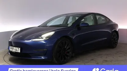 Begagnad 2021 Tesla Model 3 Performance Sedan | 306 990 kr (Marknadspris)