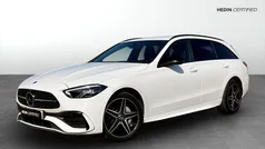 Vit (white) Begagnad 2023 Mercedes C300e AMG line Kombi | 429 900 kr (Marknadspris)
