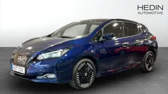 Mörkblå (blue) Begagnad 2023 Nissan Leaf N-Connecta Halvkombi | 209 900 kr (Marknadspris)