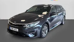Grå Begagnad 2019 Kia Optima Hybrid 2 Sedan | 239 900 kr (Marknadspris)