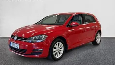 Röd Begagnad 2014 VW Golf VII Halvkombi | 109 800 kr (Marknadspris)