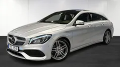Polarsilver metallic Begagnad 2017 Mercedes CLA220 AMG line Sedan | 239 900 kr (Marknadspris)