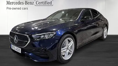 Begagnad Mercedes E300 Advanced 2025 Blå Sedan