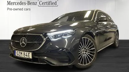 Begagnad Mercedes E300 AMG line 313 HK (230 kW) 2025 Grå (grey) Kombi