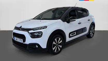 Vit Begagnad 2024 Citroën C3 PureTech Halvkombi | 189 900 kr (Marknadspris)