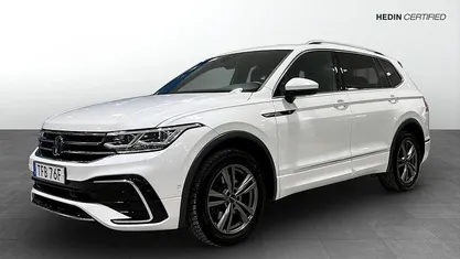 Begagnad VW Tiguan Allspace R-line 200 HK (147 kW) 2022 Vit SUV