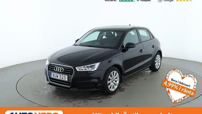 Svart Begagnad 2016 Audi A1 Sportback Halvkombi | 105 000 kr (Marknadspris)