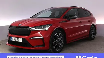 Begagnad Skoda Enyaq iV SportLine 194 kW (265 HK) 2022 Röd SUV