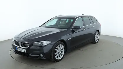 Grå Begagnad 2015 BMW 520 Kombi | 156 000 kr (Marknadspris)