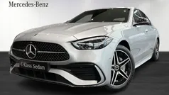 Silver Ny 2024 Mercedes C300e AMG line Sedan | 564 050 kr (Bra pris)