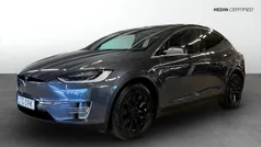 Grå (grey) Begagnad 2019 Tesla Model X Long Range SUV | 399 900 kr (Marknadspris)
