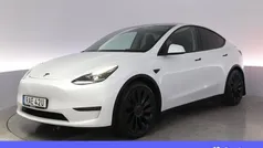 Vit Begagnad 2022 Tesla Model Y Performance SUV | 459 900 kr (Bra pris)