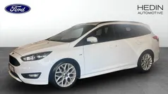 Vit (white) Begagnad 2018 Ford Focus ST-Line Kombi | 159 900 kr (Bra pris)