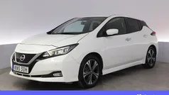Flerfärgad (vit) Begagnad 2021 Nissan Leaf 360º Halvkombi | 190 900 kr (Marknadspris)